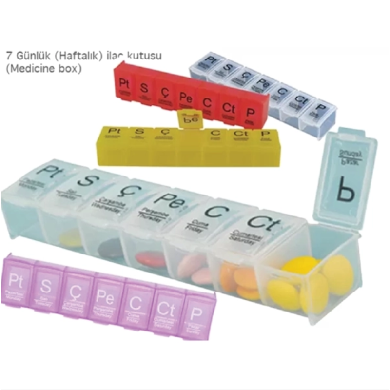 7 Günlük İlaç Kutusu